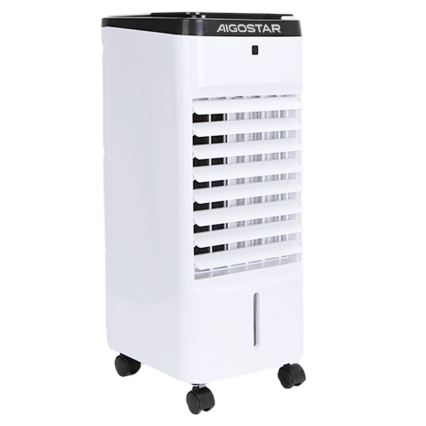 Aigostar - Gaisa dzesētājs 60W/230V balts + tālvadības pults