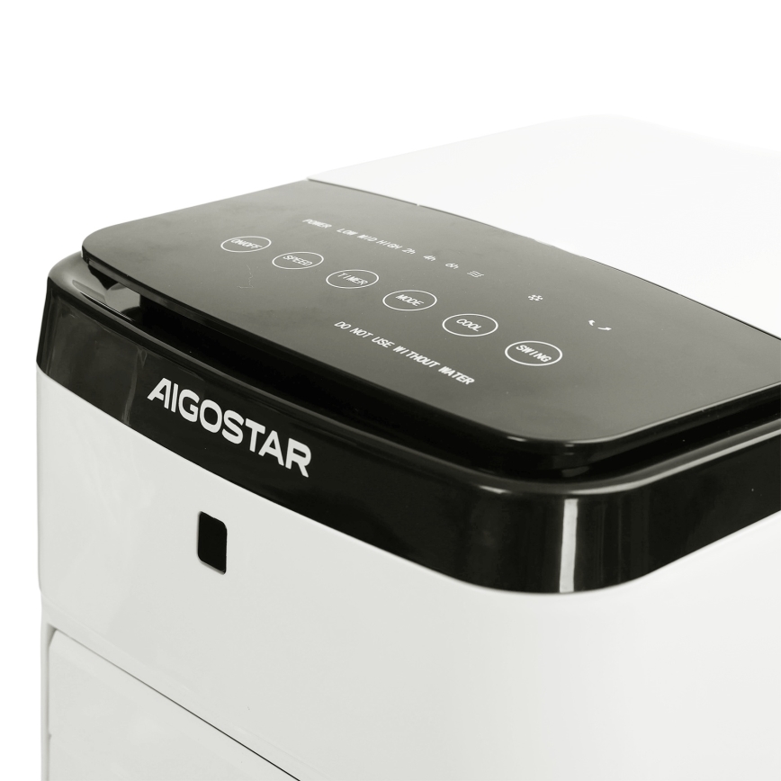 Aigostar - Gaisa dzesētājs 60W/230V balts + tālvadības pults