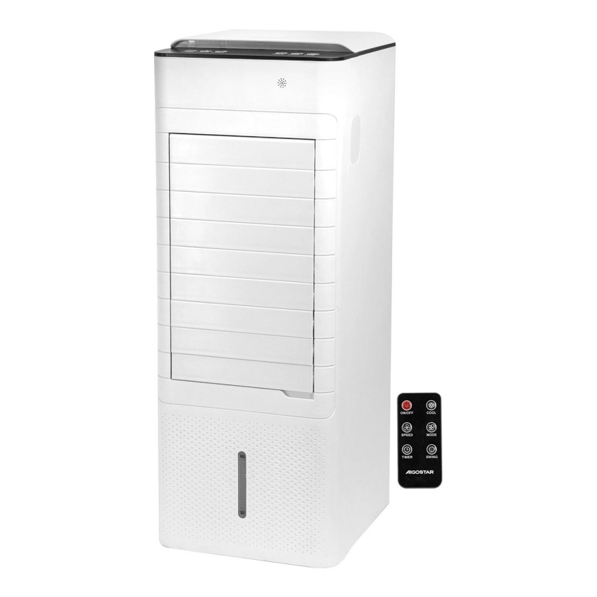 Aigostar - Gaisa dzesētājs 80W/230V balta + tālvadības pults
