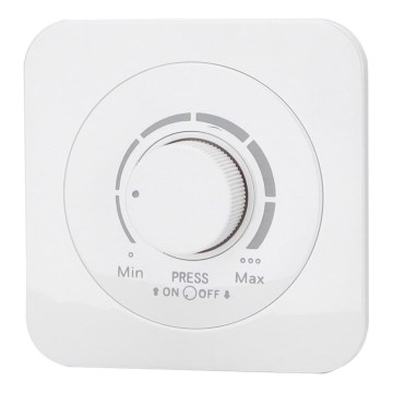 Aigostar - Gaismas regulators ar rāmi 250V/10A balts