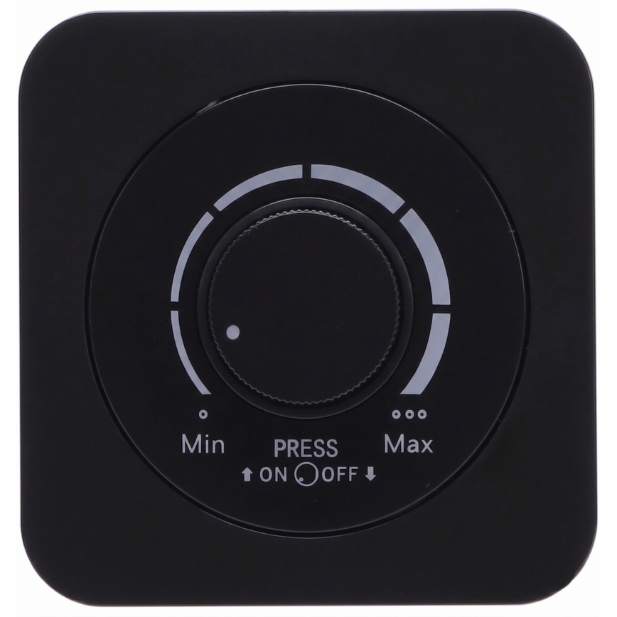 Aigostar - Gaismas regulators ar rāmi 250V/10A melns