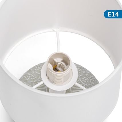 Aigostar - Galda lampa 1xE14/40W/230V
