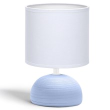Aigostar - Galda lampa 1xE14/40W/230V zila/balta