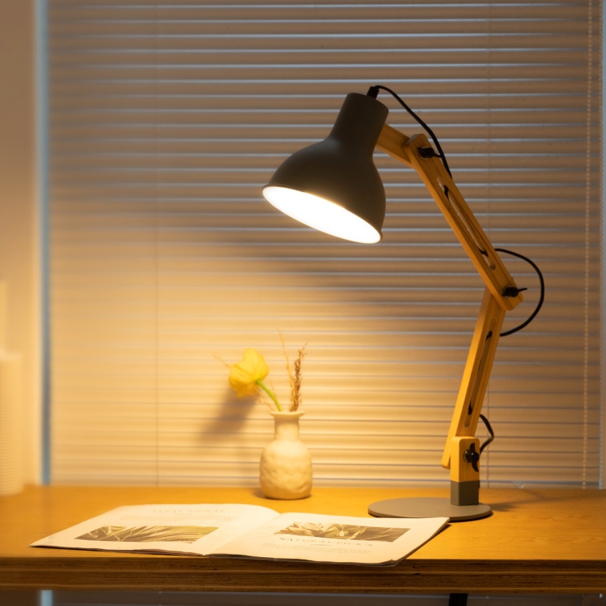 Aigostar - Galda lampa 1xE27/40W/230V