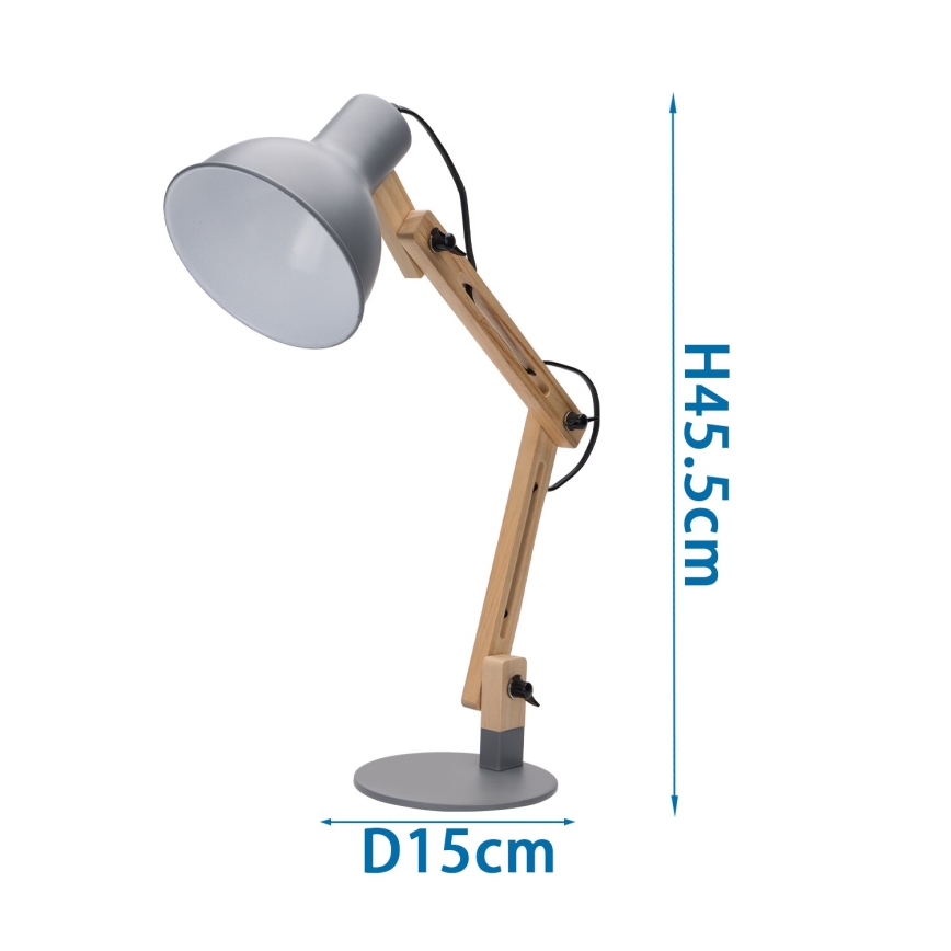 Aigostar - Galda lampa 1xE27/40W/230V