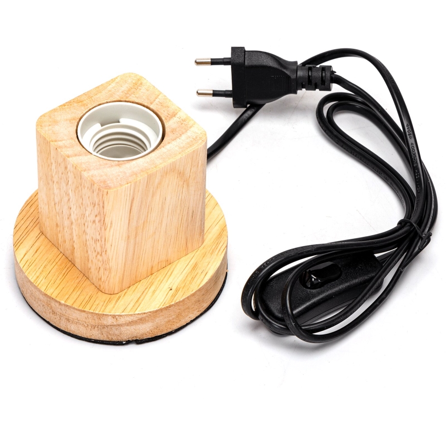 Aigostar - Galda lampa 1xE27/60W/230V bēša