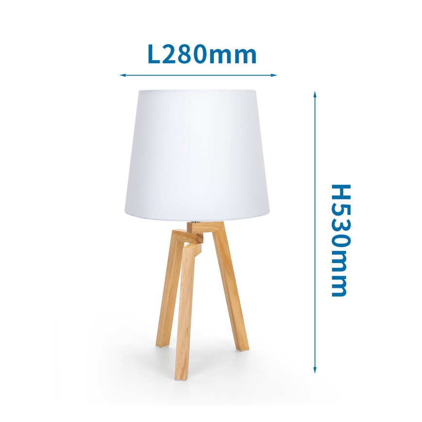 Aigostar - Galda lampa 1xE27/60W/230V