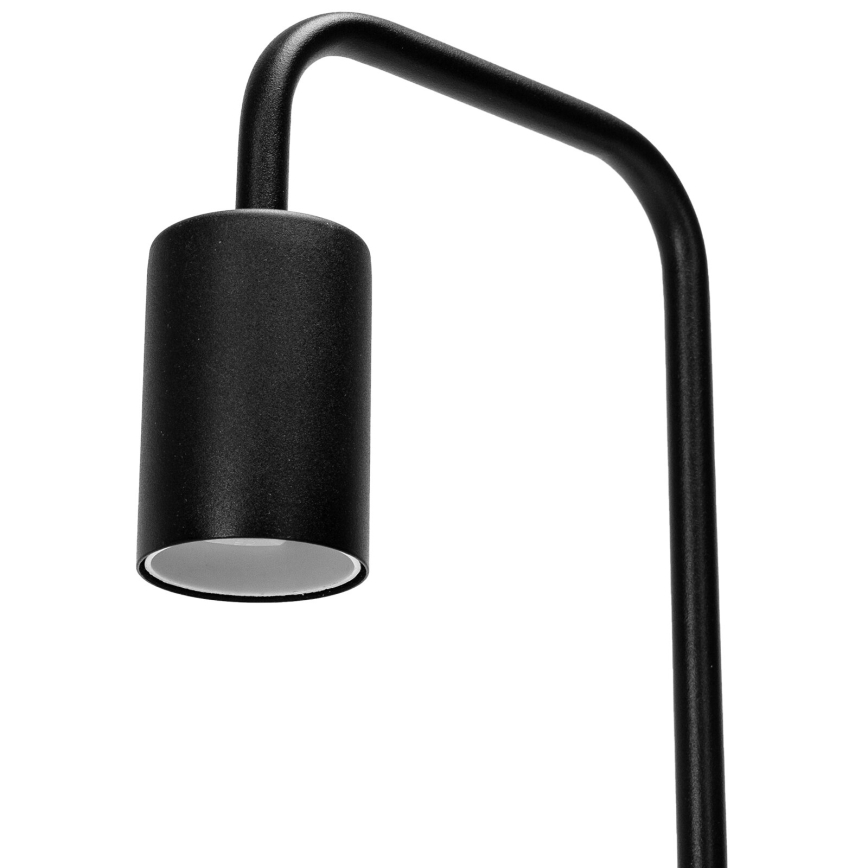 Aigostar - Galda lampa 1xE27/60W/230V melna