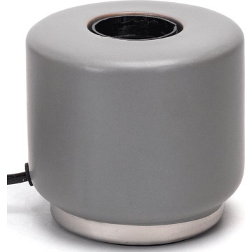 Aigostar - Galda lampa 1xE27/60W/230V pelēka