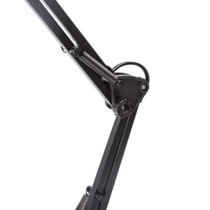 Aigostar - Galda lampa 2in1 1xE27/40W/230V melna