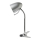 Aigostar -  Galda lampa ar stiprinājumu 1xE27/11W/230V sudraba/hroms