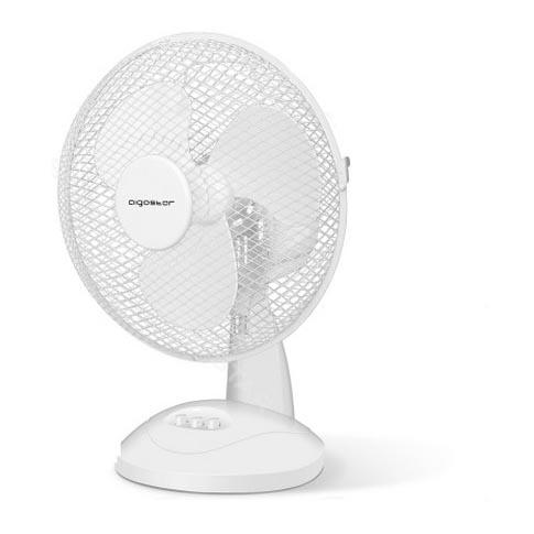 Aigostar - Galda ventilators 22W/230V 27 cm balts