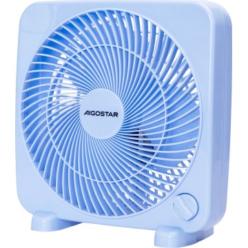 Aigostar - galda ventilators 30 W/230 V, zils
