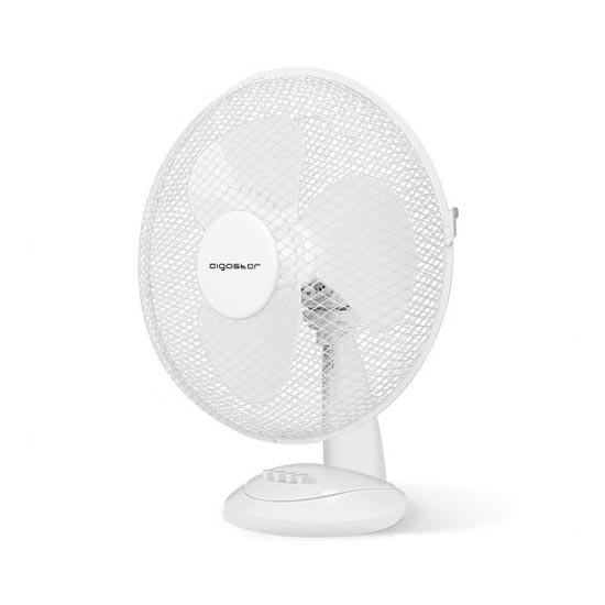 Aigostar - Galda ventilators 35W/230V 34 cm balts