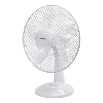 Aigostar - Galda ventilators 45W/230V balts