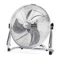 Aigostar - Grīdas ventilators 100W/230V Ø 54 cm spīdīga hroma apdare