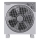Aigostar - Grīdas ventilators 35W/230V diametrs 30 cm balts/pelēks