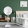 Aigostar - Grīdas ventilators 45W/230V 110 cm balts