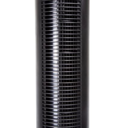 Aigostar - Grīdas ventilators 45W/230V melna + tālvadības pults