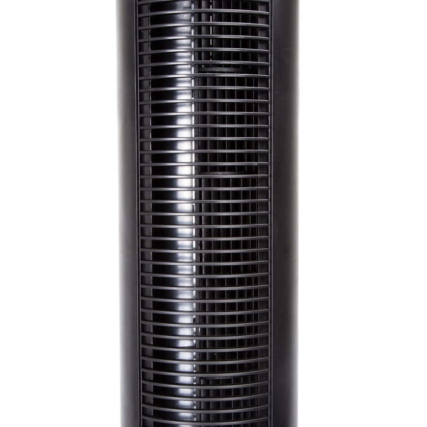 Aigostar - Grīdas ventilators 45W/230V melna + tālvadības pults