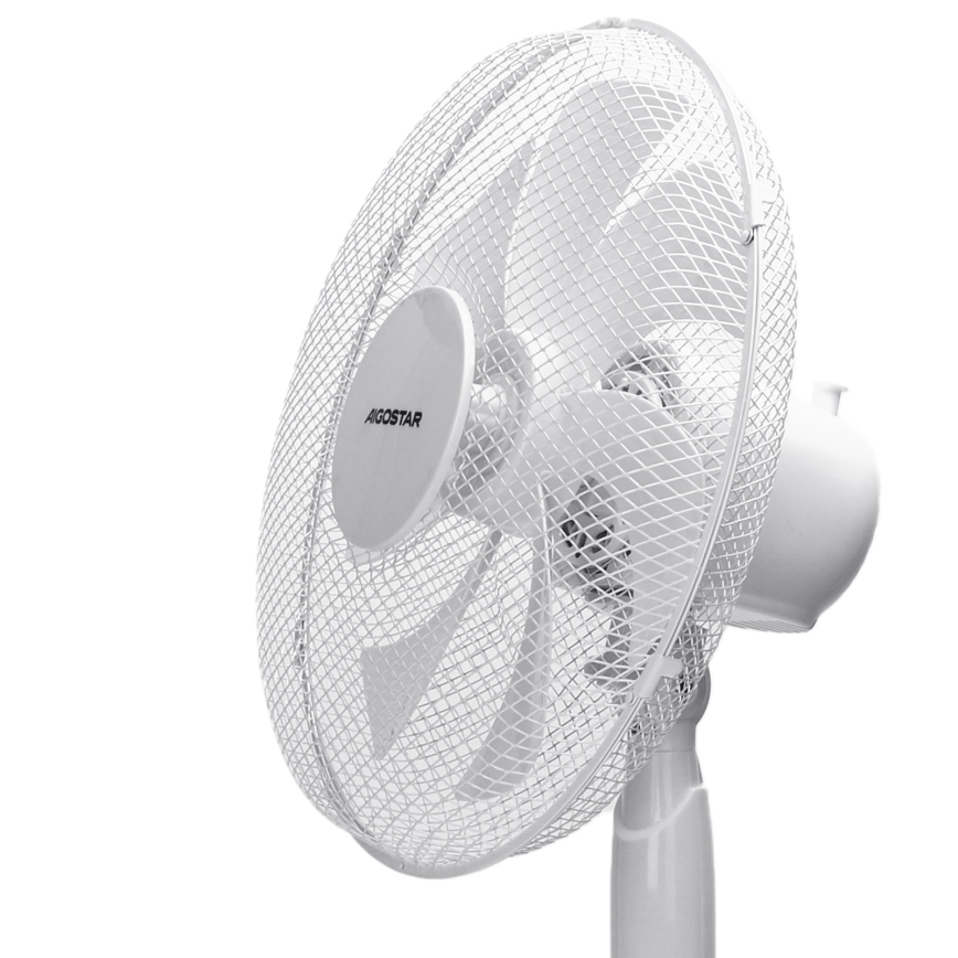 Aigostar - Grīdas ventilators 50W/230V 120 cm balta