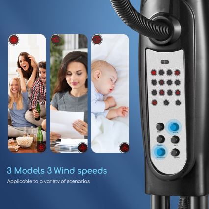 Aigostar - Grīdas ventilators ar ūdens smidzinātāju 75W/230V + TP