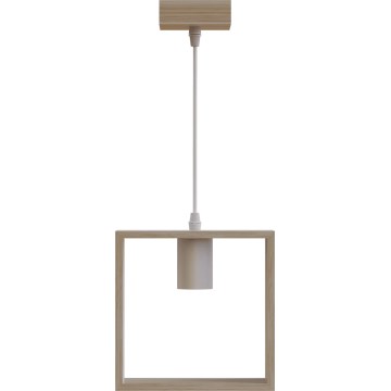Aigostar - Griestu lampa 1xE27/60W/230V bēša