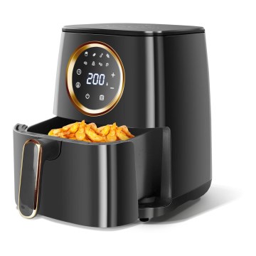 Aigostar - Karstā gaisa fritēšanas ierīce 1400W/230V 4,2l melna