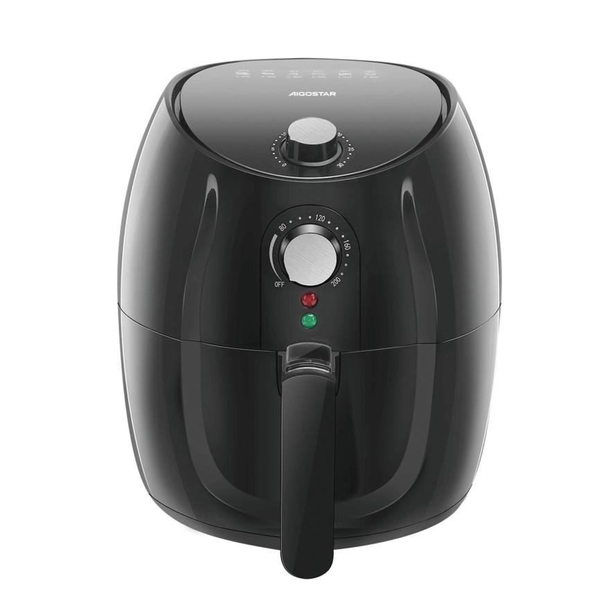 Aigostar - Karstā gaisa fritēšanas ierīce 1500W/230V 3,5l melna