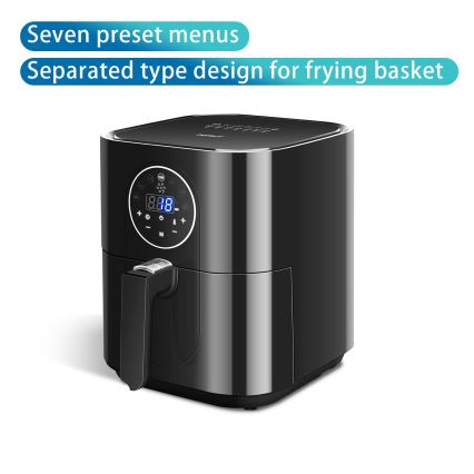 Aigostar - Karstā gaisa fritēšanas ierīce 1500W/230V 3,5l melna