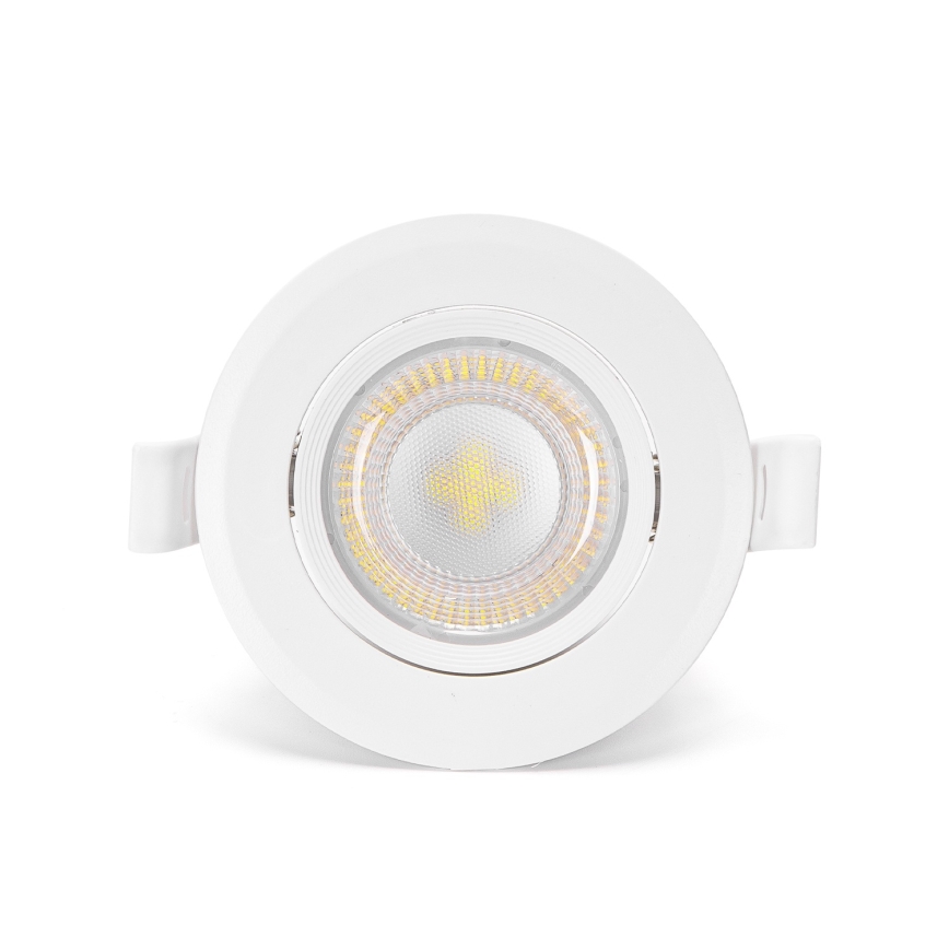 Aigostar - Komplekts 3x iebūvējamie LED griestu gaismekļi LED/5W/230V 6500K Ø 8,5 cm balti