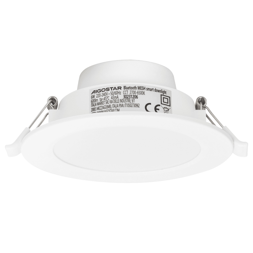 Aigostar - KOMPLEKTS 3x LED Aptumšojama iegremdējama lampa MESH LED/6W/230V 2700K-6500K d. 11,5cm