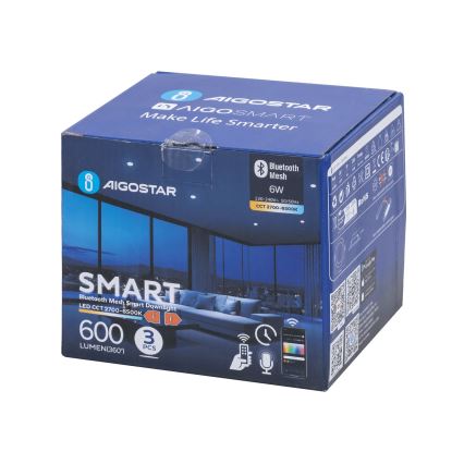 Aigostar - KOMPLEKTS 3x LED Aptumšojama iegremdējama lampa MESH LED/6W/230V 2700K-6500K d. 11,5cm