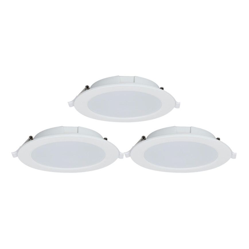 Aigostar - KOMPLEKTS 3x LED Aptumšojama iegremdējama lampa MESH LED/15W/230V 2700K-6500K d. 17cm