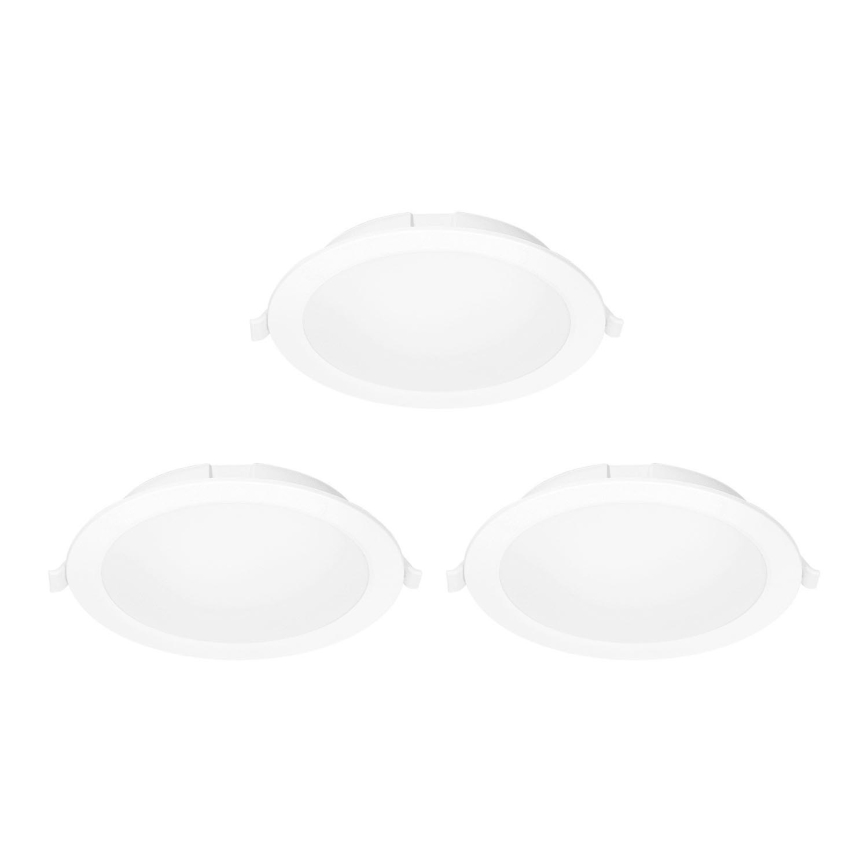 Aigostar - KOMPLEKTS 3x LED Aptumšojama iegremdējama lampa MESH LED/6W/230V 2700K-6500K d. 11,5cm