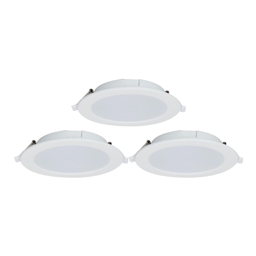 Aigostar - KOMPLEKTS 3x LED Aptumšojama iegremdējama lampa MESH LED/9W/230V 2700K-6500K d. 14,5 cm