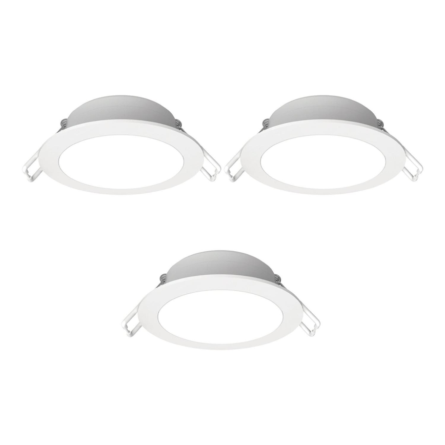 Aigostar - KOMPLEKTS 3x LED Āra iegremdējama lampa LED/4,8W/230V 4000K IP65 balta