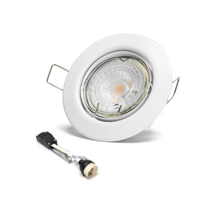 Aigostar - komplekts 3x LED iebūvējamie griestu gaismekļi 1x GU10/4,5W/230V 3000K balti