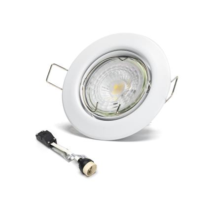 Aigostar - Komplekts 3x LED iebūvējamie griestu gaismekļi 1x GU10/4,5W/230V 4000K balti