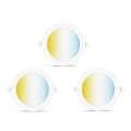 Aigostar - KOMPLEKTS 3x LED Regulējams ieliekamais gaismeklis MESH LED/6W/230V 2700K-6500K Ø11,5 cm