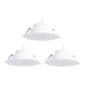 Aigostar - KOMPLEKTS 3x LED RGBW Aptumšojama piekaramo griestu lampa MESH LED/9W/230V 2700K-6500K d. 14,5cm