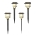 Aigostar - KOMPLEKTS 4x LED RGB Saules eneģijas lampa LED/0,2W/2V 40 mAh IP44