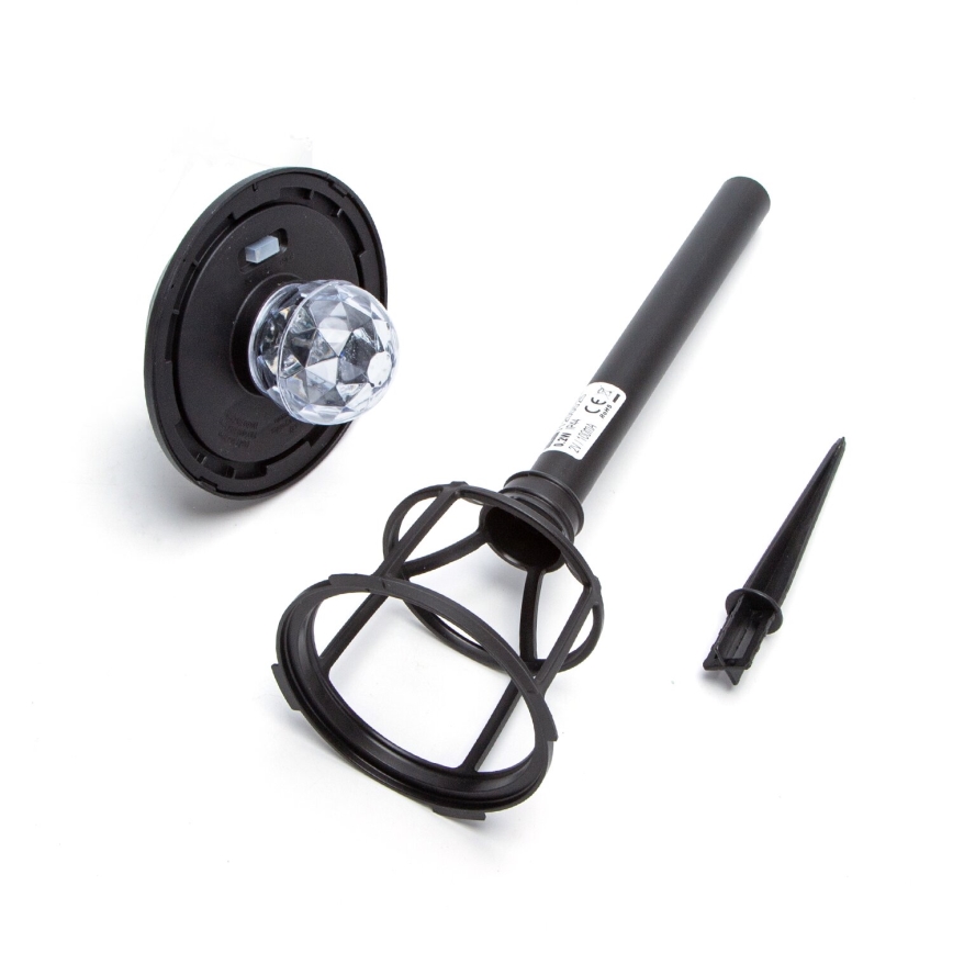 Aigostar - KOMPLEKTS 4x LED RGB Saules eneģijas lampa LED/0,2W/2V 40 mAh IP44