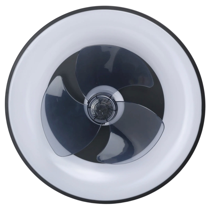 Aigostar - LED Aptumšojama griestu lampa ar ventilatoru MESH LED/40W/230V 2700-6500K melna + tālvadības pults
