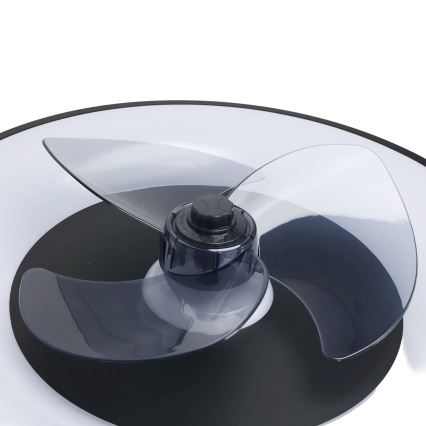 Aigostar - LED Aptumšojama griestu lampa ar ventilatoru MESH LED/40W/230V 2700-6500K melna + tālvadības pults