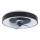 Aigostar - LED Aptumšojama griestu lampa ar ventilatoru MESH LED/40W/230V 2700-6500K melna + tālvadības pults