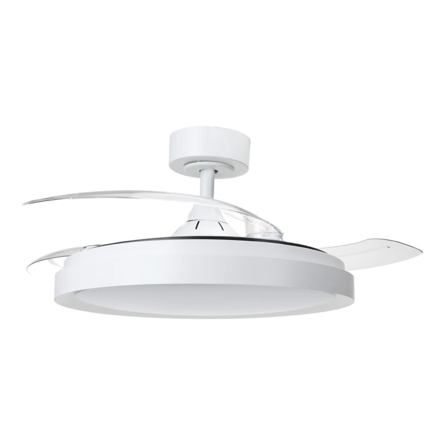 Aigostar - LED Aptumšojama griestu lampa ar ventilatoru MESH LED/50W/230V 2700-6500K melna + tālvadības pults
