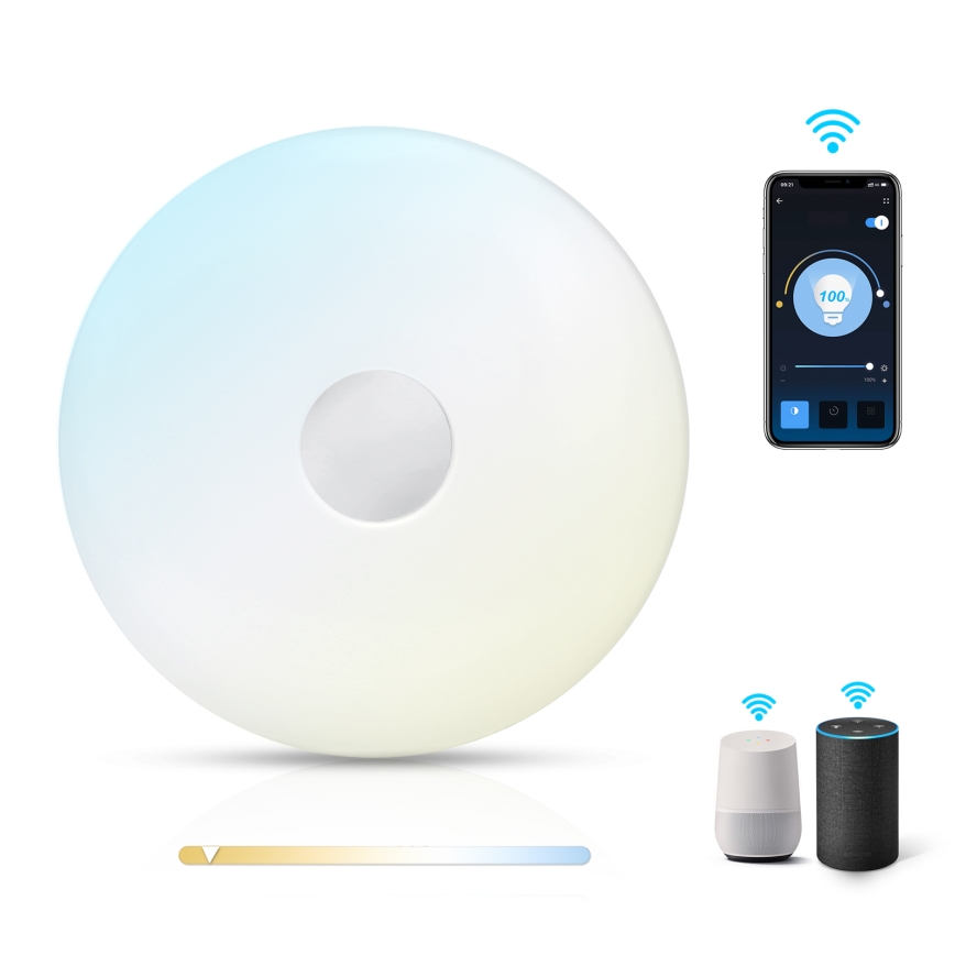 Aigostar - LED Aptumšojama griestu lampa LED/18W/230V d. 34 cm Wi-Fi