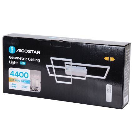 Aigostar - LED Aptumšojama griestu lampa LED/38W/230V 2700-6500K + tālvadības pults