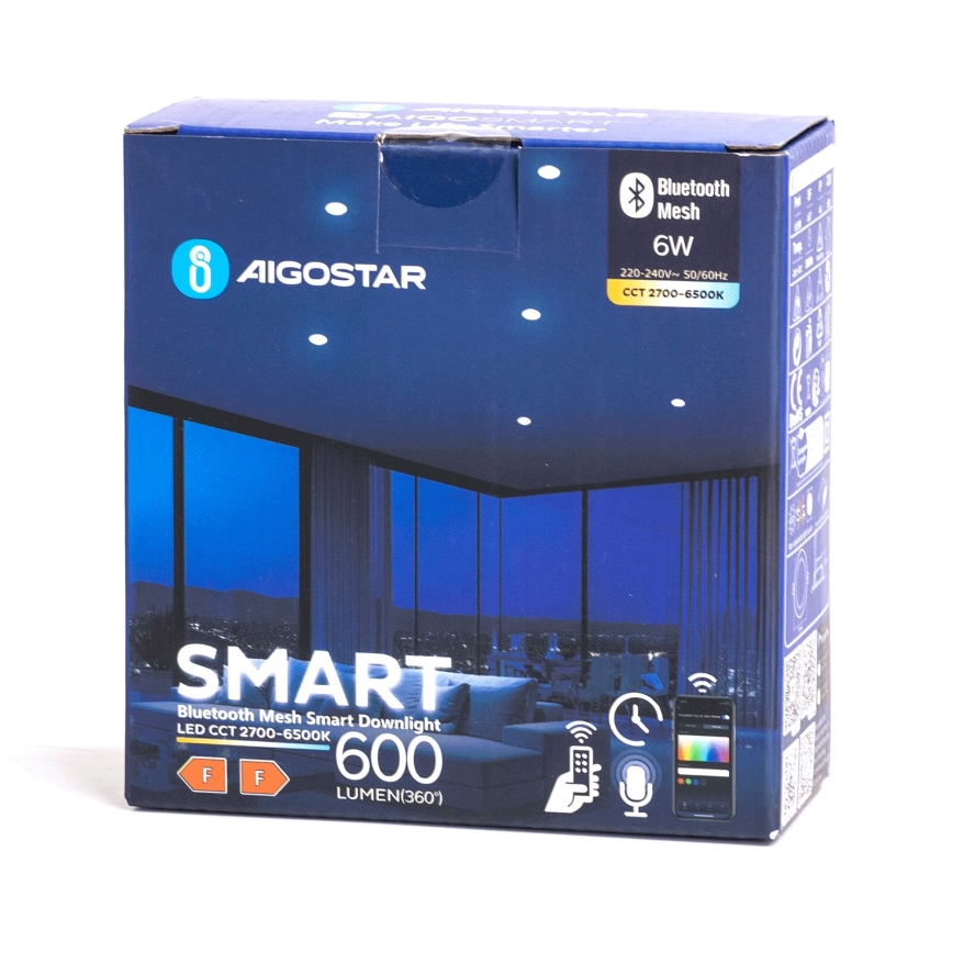 Aigostar - LED Āra aptumšojama iegremdējama lampa MESH LED/6W/230V 2700-6500K IP44 balta